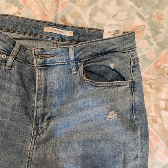 High waist levi skinny jeans - Picture 4 of 8